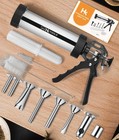 Jerky Gun Kits And Meatball Maker  2 5 Lb Stainless Steel Sausage Stuffer Kit