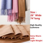 Wholesale Lot Blanket 100  Cashmere Thick Scarf Shawl Wrap Solid Scotland Wool