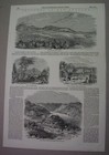 1851 Views In New Zealand - New Plymouth  Waitera   Mokau Rivers  Crofton Park