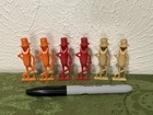 Lot Of 6 Vintage Planters Mr Peanut Whistle Red Orange Yellow Tan
