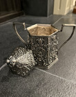 Antique Barbour Silver Plate Dutch Windmill Coffee Service 5 Pc Set W  Tray