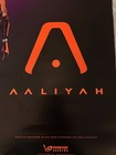 Aaliyah Rare Two Sided Poster 2001 Promo Album Cover 18x24