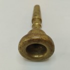 Vintage Brass Trumpet Mouthpiece     Antique Musical Instrument Part     Early 20th 