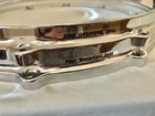 Pair Pearl Mastercast 14    Hoops Diecast 10 Hole Snare Drum Free Floating  Chrome