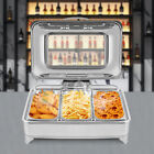 Electric Buffet Food Warmers Commercial Heat Food Countertop Silver Pizza Warmer