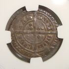 1369-77 England  Edward Iii Silver Fourpence Or Groat Ngc Vf20