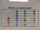 12  Oracal 651  Adhesive Vinyl  craft Hobby sign Maker cutter   15 Rolls  5  Ea 