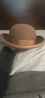 Low Crown Bowler Hat Civil War Era  7 1 4