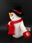 Vintage Christmas Dancing Singing Plush Forsty The Snowman Animated