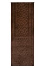 Custom Size Anti Slip Machine Washable Medium Profile Cut Pile Volley Brown Rug