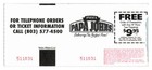 Live Concert Ticket Stub May 4 1995 Charleston South Carolina