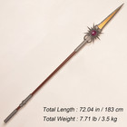 72 dark Lance Sel  ne s Spear Of Night 1 1 Size Full Metal Replica  Baldur   s Gate
