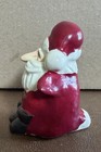 Steven Mcgorney Ocarina Whisle Santa Figurine Ceramic Art Pottery - Mc26b4