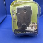 New Iogear Miniview Ps 2 4-port Kvm Switch Gcs14