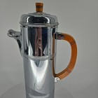 Vintage Farber Bros Krome-kraft Art Deco Cocktail Shaker Butterscotch Bakelite