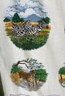 Vintage Wamsutta Appliqu  s Grassland Animals Wildlife Binney   Smith Crayola Nos