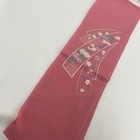 Pink Embroidered Long-sleeve Kimono With Half-collar  Used