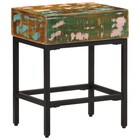 Side Table Sofa End Table Living Room Vintage Coffee Table Solid Wood Vidaxl 