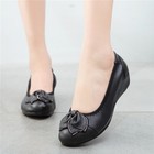 Women Casual Round Toe Flats Office Boat Loafers Bowknot Ballet Shoes Dancing