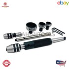 Lathe Tailstock Tap And Die Holder Set Sliding Type Mt2 Shank Imperial Size 2mt