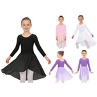 Girls Ballet Dance Practice Performance Costume Leotard With Chiffon Skirt Set