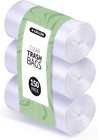 4 Gallon Trash Bags - 150 Small Mini Garbage Bags   17  X 18  Clear Waste Basket