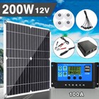 2400 Watts Solar Panel Kit 100a 12v Battery Charger W  Controller Caravan Boat