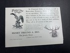 1904 Original Ad Henry Freund Jewelry House  Fraternal  Order Of Eagles  Elk