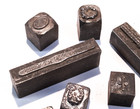 Vintage Letterpress Printing Block All Metal Lot
