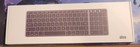 3 Mode Slim Gray Bluetooth Keyboard With Cable Seenda Wireless W Skin Apple Comp
