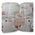 Pottery Barn Teen Hello Kitty Gingerbread Twin Quilt Christmas Holiday Bedding 