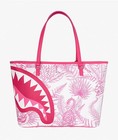 Sprayground Jungle Print Pink Tote    new Black Travel Large Shoulder Bag