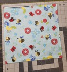Baby Burp Cloth  Bib  And Lovey Set  Handmade  Cute Bugs