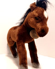 Russ Berrie Yomiko Classic Stuffed Animal Plush Mustang Horse Brown