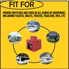 1x Blue Sea 6006 Systems M-series Mini On-off Battery Man Switch Knob Marine Red