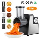 5 In 1 Electric Cheese Grater 400w Multi Vegetable Slicer Cutter Kitchen Grater