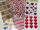Valentines Love Hearts New Stickers Sticker Packs Sheets You Choose You Pick