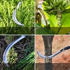 Clearing Sickle Weeding Sickle Heavy Carbon Steel Grass Sickle Farming Sickle