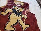 Denver Pioneers Grateful Dead Bear Lacrosse Jersey Size Mens Medium Super Rare  