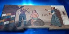 Slovenian Beehive Front Wooden Hand Painted Board Rare Folk Art 12  X 5 