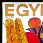 Vintage Twa Egypt Travel Poster 25x40 David Klein 1960s Airline Lithograph
