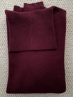     men   s Saks Fifth Avenue 100  Cashmere Turtleneck Sweater Maroon Size Small