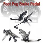 Motorcycle Left Footrest Gear Shift Lever Pedal For Kawasaki Ninja 300 250 r