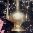 Vintage Solid Brass Large Arabic Islamic Dallah Tea coffee Pot 17    Tall