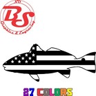 6  Redfish Drum Sport Fishing Vinyl Decal Lake River Ocean Salt Water Fish Nobs