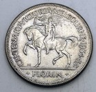 1934-1935 Australia 1 Florin Victoria   Melbourne Centenary Km-33 Au 54k Minted