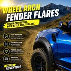 Fender Flares Silverado 1500 2500hd 3500hd 07-14 Fleetside 6 5 8ft Rivet 4pcs