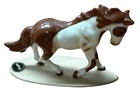 Retired Hagen Renaker Brown Pinto Indian Pony