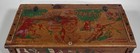 Vintage 1950s Davy Crockett Western Wood Wooden Graphic Toy Box Chest Colorful