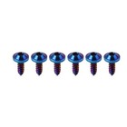 6pcs Titanium Bolts Truss Torx Head Self Tapping Screws M5x15mm Fastener M5 15